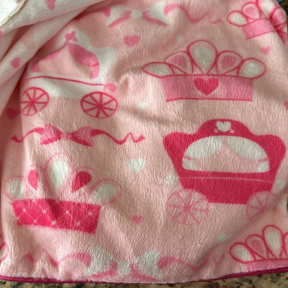 NWT 3 Pink Baby Girl Newborn Blanket Gift Set
